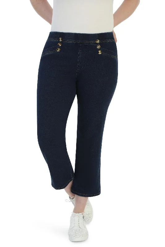 Wonder Denim Crop length Jeans | Dark Blue | 6611RR