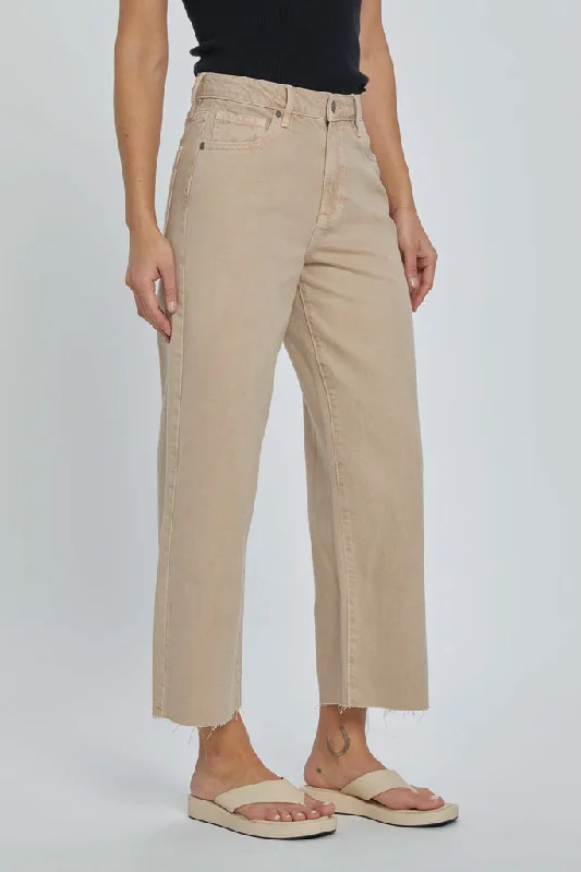 Nori Khaki Cropped Wideleg