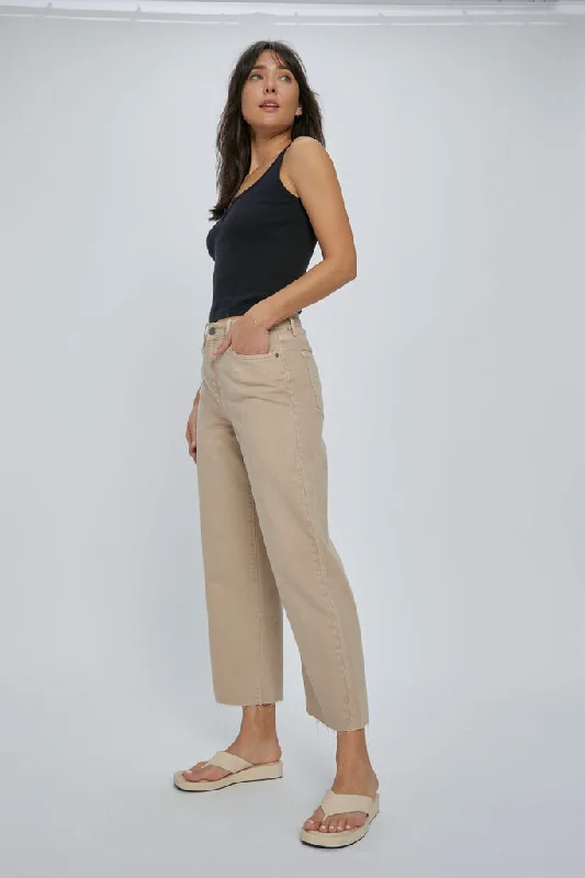 Nori Khaki Cropped Wideleg