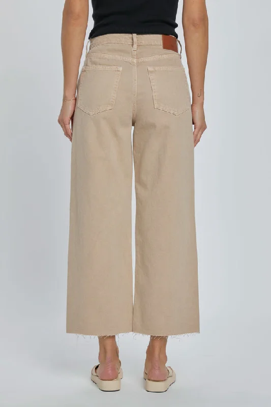 Nori Khaki Cropped Wideleg