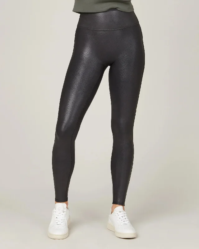 Spanx: Faux Leather Leggings Black - 2437Q