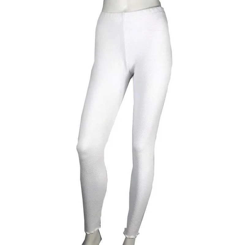 White Mousse Leggings