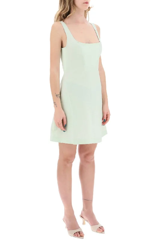 Stella Mccartney Mini Corset-Style Dress Trendy Mini Dress with Belt