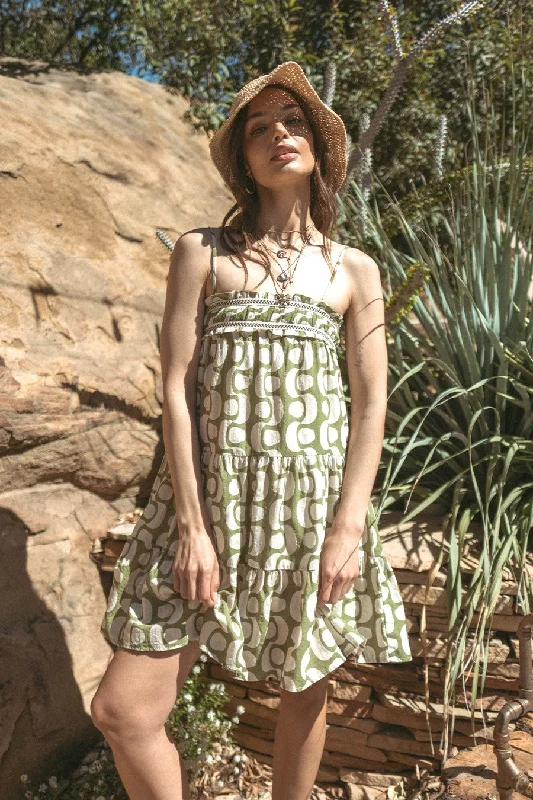 The Blythe Mini Open Back Dress Elegant Mini Dress with Ruffles