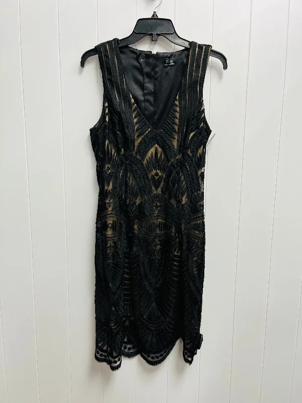 Dress Party Short By Bardot In Black, Size: S Crew Neckline Casual