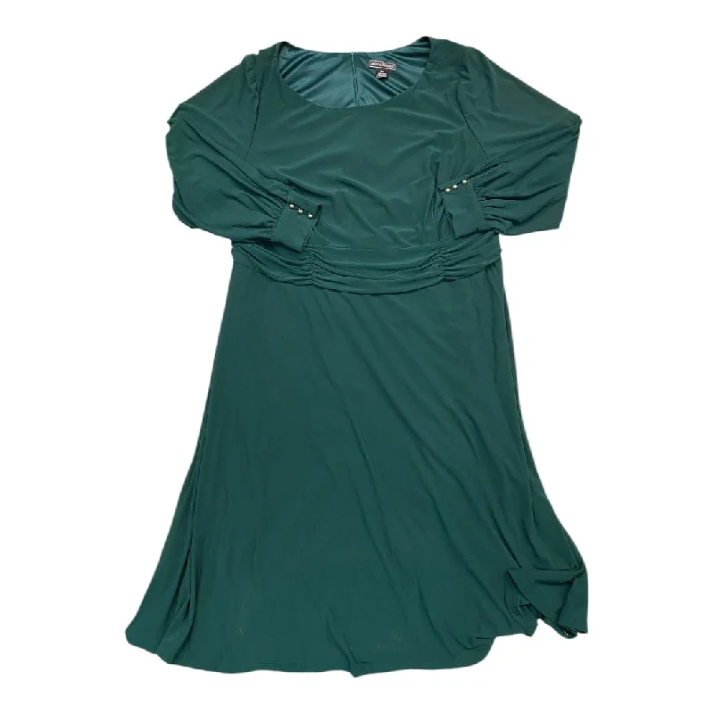 Dress Party Short By Jessica Howard In Green, Size: 24 Pencil Length Work