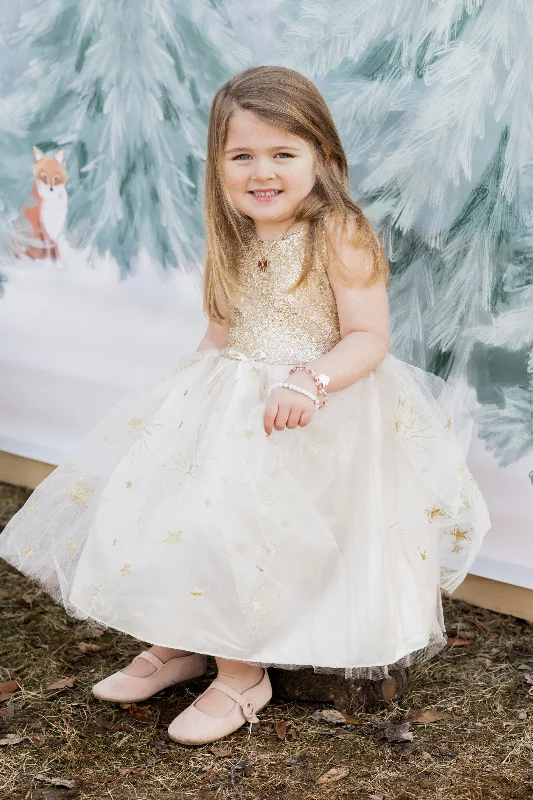 Glam Party Gold Dress Tunics Chic elegant