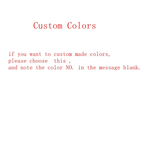 custom made colours