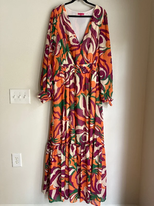 Dress Party Long By Flying Tomato In Multi-colored, Size: 3x Tunics Timeless classic Dress Party Long By Flying Tomato In Multi-colored, Size: 3x Tunics Timeless classic