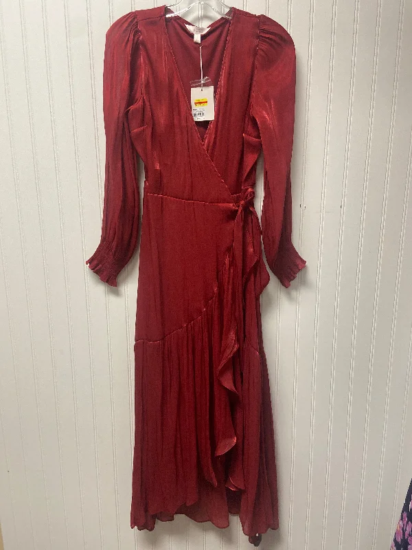 Dress Party Long By Lc Lauren Conrad In Red, Size: S Tunics Luxurious high-end