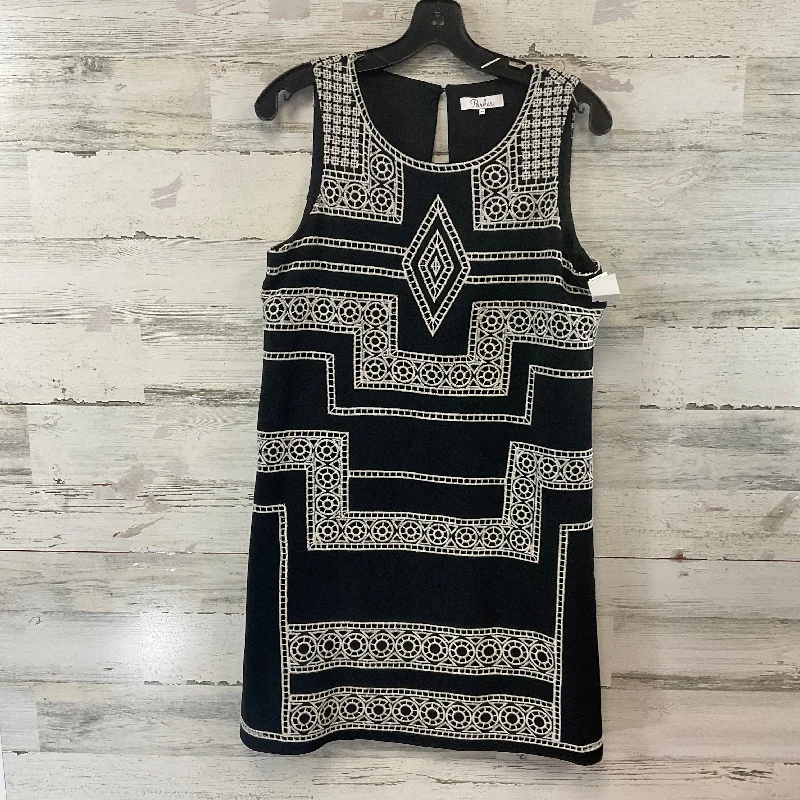 Dress Party Short By Parker In Black & White, Size: Xs Pleated Skirt Elegant