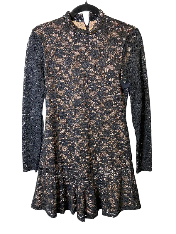 Dress Party Short By Wayf In Black, Size: S Off-the-shoulder Bohemian Festive