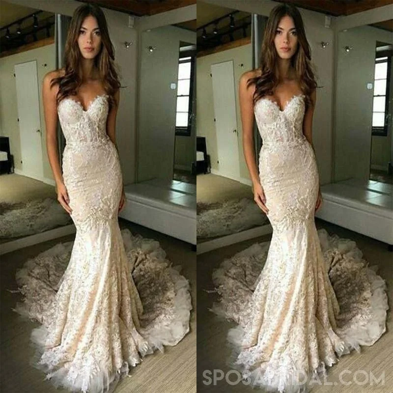 Mermaid Lace Sweetheart Elegant Formal Prom Dresses, Party Gowns, Bridal Dress , PD1114 Tunics Designer luxury Mermaid Lace Sweetheart Elegant Formal Prom Dresses, Party Gowns, Bridal Dress , PD1114 Tunics Designer luxury