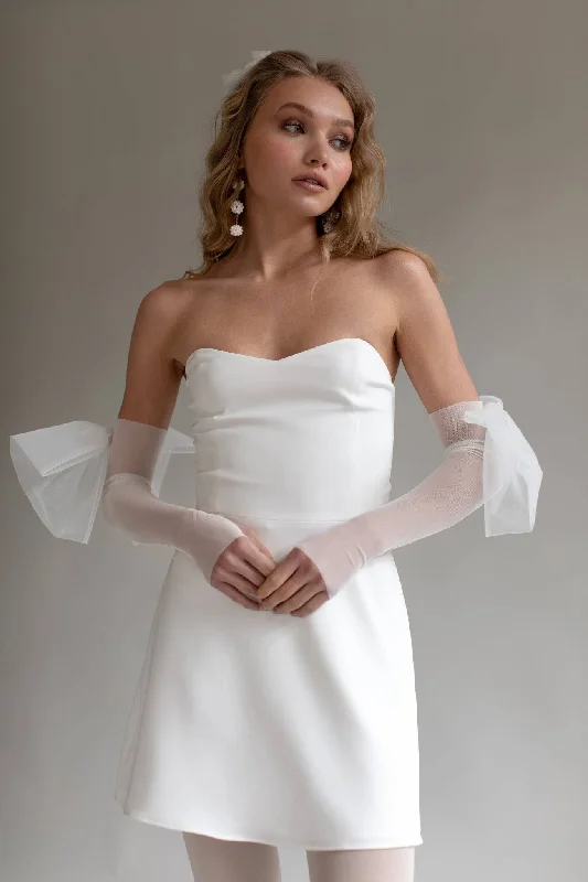 NOVA MINI BRIDAL DRESS Trendy Camisole Mini Dress