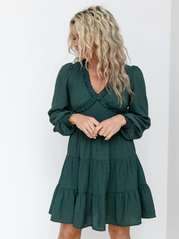 PINCH Mini Ruffle Sleeve Dress Elegant Sequin Mini Dress