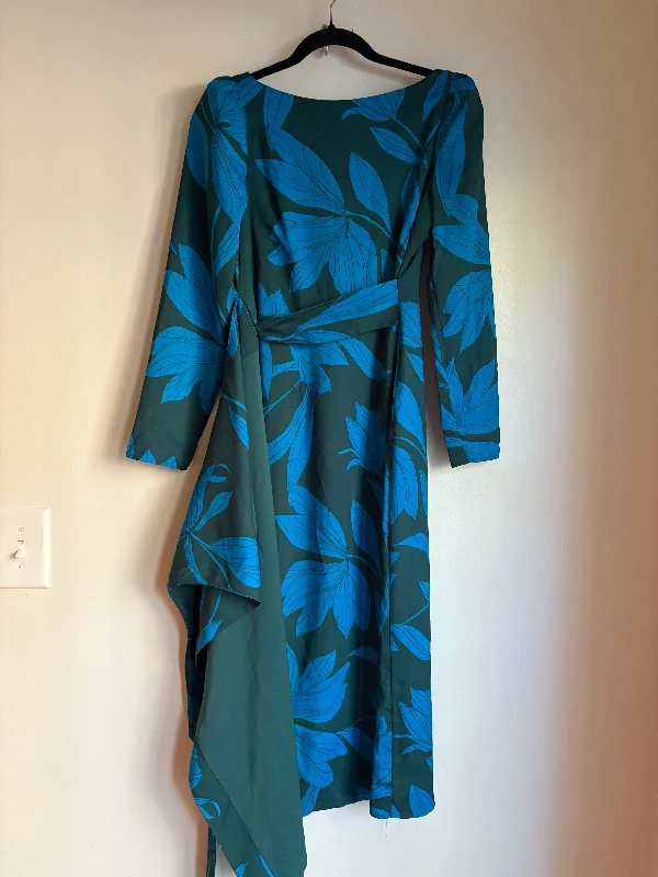 Dress Party Long By Ann Taylor In Green, Size: Xs Tunics Polka dots