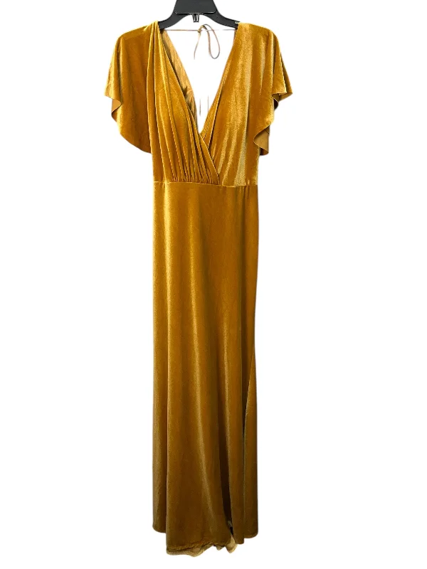 Dress Party Long By Jenny Yoo In Yellow, Size: L Tunics Trousers formal