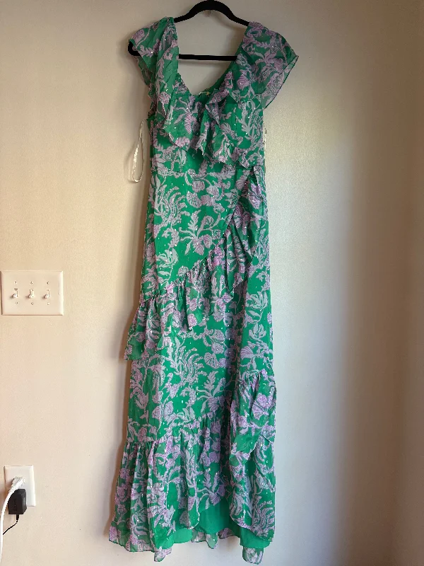 Dress Party Long By Lilly Pulitzer In Green, Size: S Tunics Fleece cozy