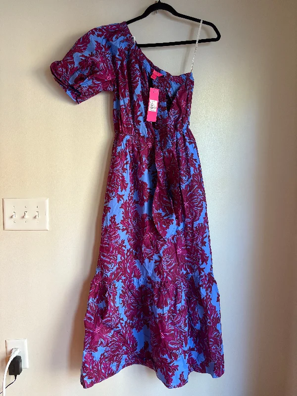 Dress Party Long By Lilly Pulitzer In Maroon, Size: Xs Tunics Velvet soft