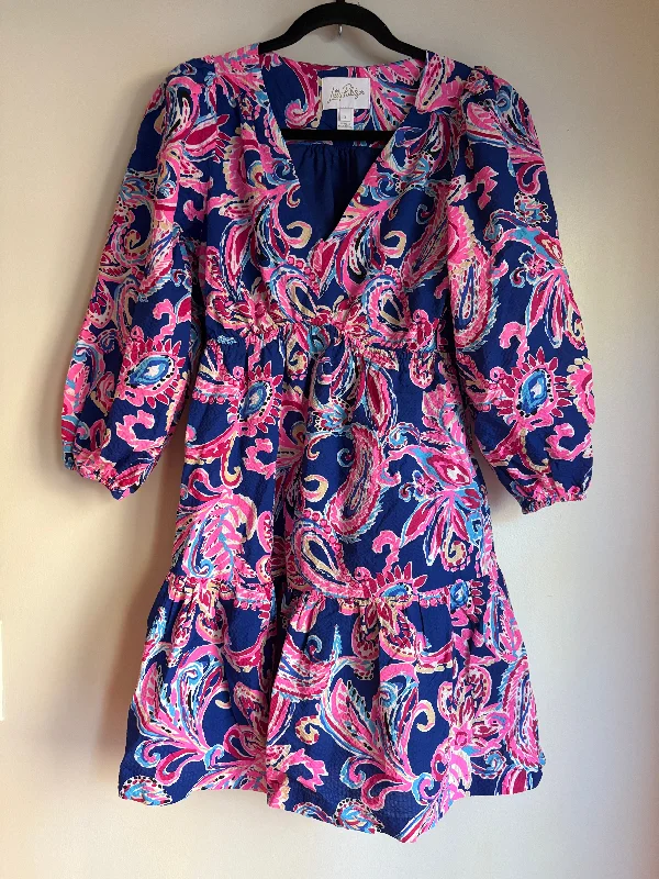 Dress Party Long By Lilly Pulitzer In Multi-colored, Size: S Tunics Short Trendy