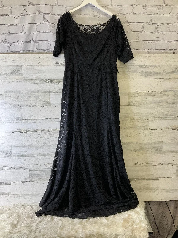 Dress Party Long By Torrid In Black, Size: Xl Tunics Lace romantic