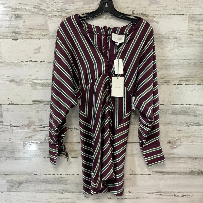 Dress Party Short By ALEXIS In Maroon, Size: S Tunics Occasion special