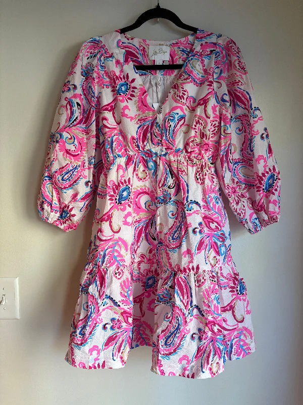 Dress Party Short By Lilly Pulitzer In Multi-colored, Size: Xs Tunics Long Elegant