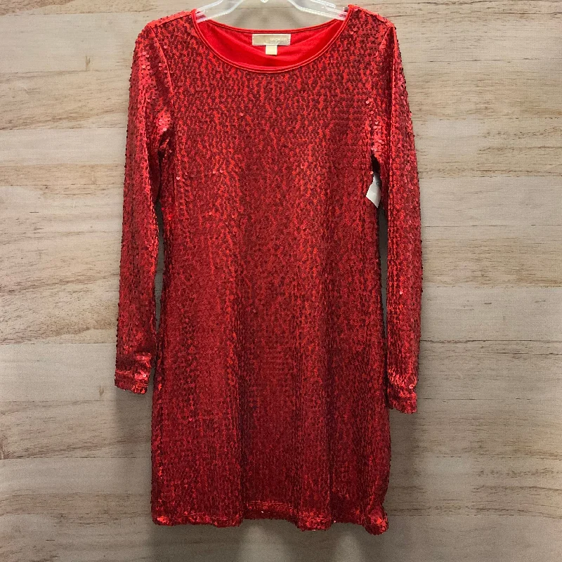 Dress Party Short By Michael By Michael Kors In Red, Size: S Tunics Hiking breathable